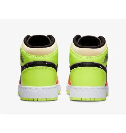 Кросівки дитячі Air Jordan 1 Mid Volt/Vivid Multi FD8795-700