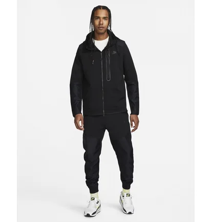 Штаны мужские Nike M Nk Tch Flc OverlayJggr Black Dr6171-010
