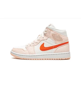 Кроссовки женские Air Jordan Wmns 1 Mid Se White/Pink DA8009-108