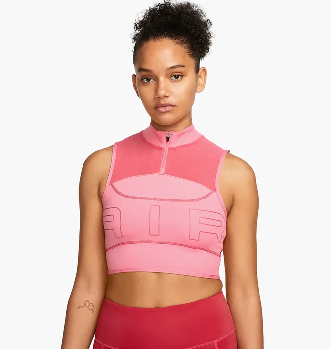 Топ жіночий Nike Df Air Crop Tank Pink DX0284-611