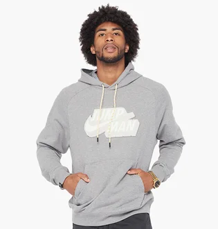 Худі чоловіче Air Jordan Jumpman Sweatshirt Hoodie Grey Dm1402-091