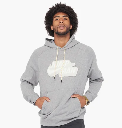 Худи мужское Air Jordan Jumpman Sweatshirt Hoodie Grey Dm1402-091