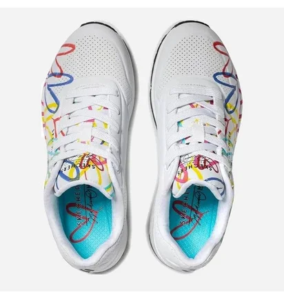 Кросівки жіночі Skechers X Jgoldcrown: Uno - Spread The Love White 155507-WMLT