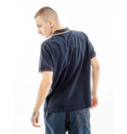 Поло мужское AUSTRALIAN 2-Stripe Pique Polo - R-Fit Blue LSUPO0005-200C