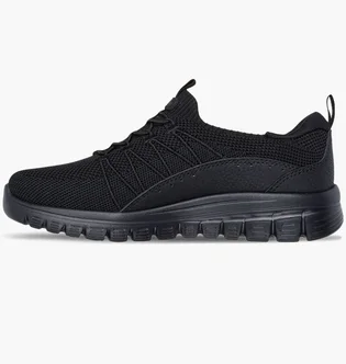 Кроссовки женские Skechers Graceful Black 100702-BBK