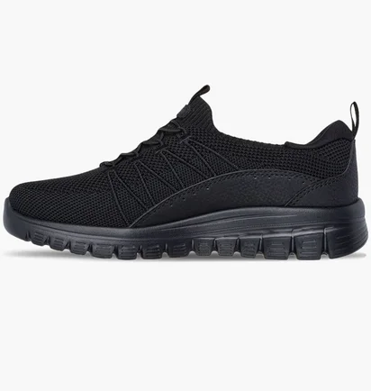 Кроссовки женские Skechers Graceful Black 100702-BBK