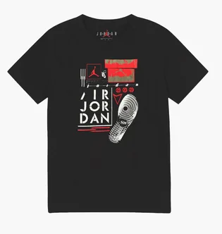Футболка чоловіча Air Jordan M J Brand Gfx Ss Crew 2 Black Dm1424-010