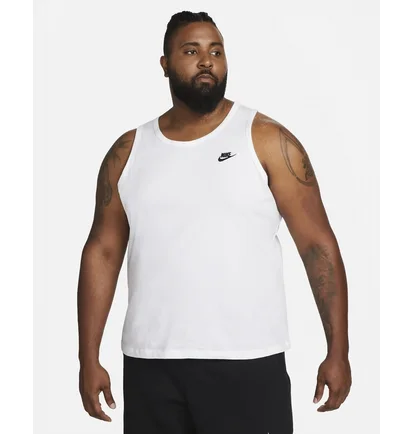 Майка мужская Nike M Nsw Club - Tank White BQ1260-100
