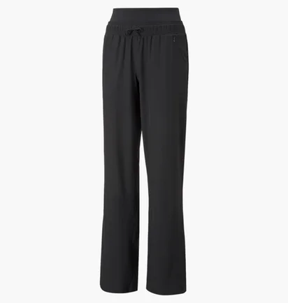 Штаны женские Puma Modest Activewear Wide Leg Black 52178901