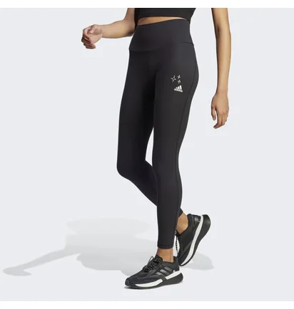 Леггинсы женские Adidas Scribble Leggings Black IJ8762
