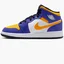 Кроссовки детские Air Jordan 1 Mid Gs Blue DQ8423-517