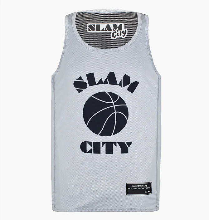 Майка мужская Slam.City 2In1 Jersey Grey SC21RJ