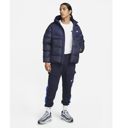 Пуховик чоловічий Nike Sf Wr Pl-Fld Hd Jkt Blue FB8185-410