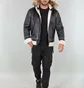 Куртка чоловіча Alpha Industries Hooded Bomber B3 Fl Black 128104-03