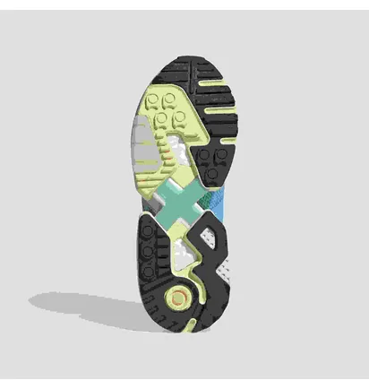 Кросівки унісекс Adidas Zx Torsion Blue EE4787