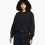 Світшот жіночий Nike Plush Crop Sweater Black Dq6844-010
