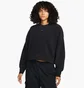 Світшот жіночий Nike Plush Crop Sweater Black Dq6844-010