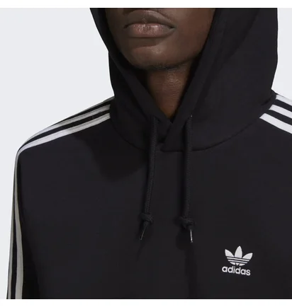 Худи мужское Adidas Adicolor Classics 3-Stripes Hoodie Black H06676