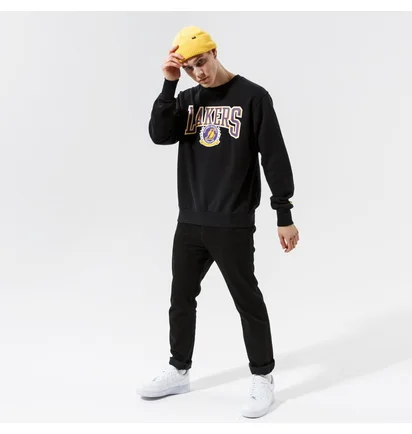 Свитшот мужской Nike Lal M Nk Flc Crew Cts 75 Nba Black DJ2801-010