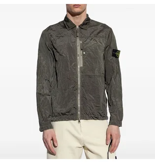 Ветровка мужская Stone Island Nylon Metal Shirt Jacket Olive K1S151200005-S0019-V0054