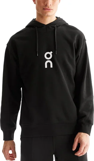 Худи мужское On Hooded Sweatshirt Club Hoodie Black 1ME10030553