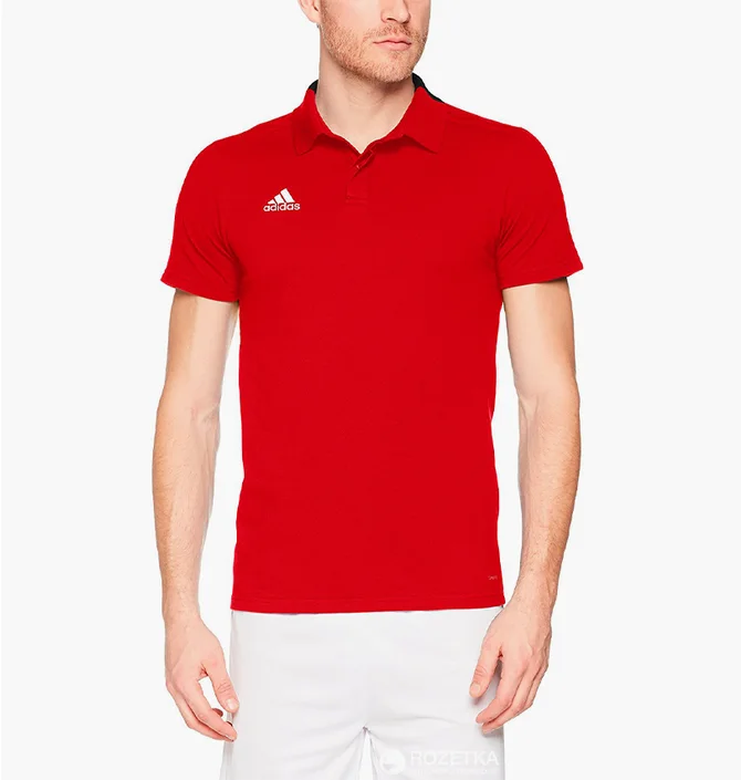 Поло мужское Adidas Condivo 18 Red Cf4376