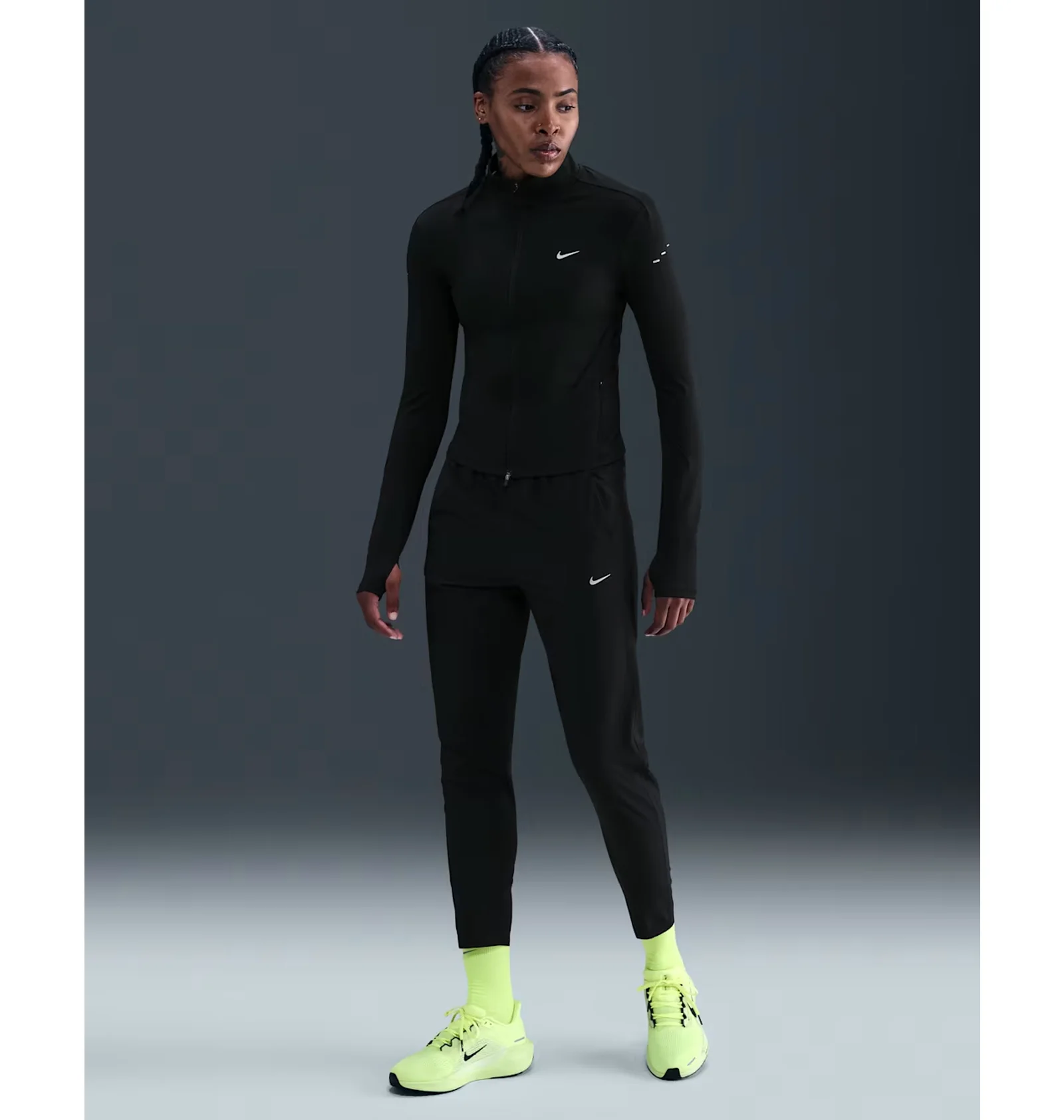 ᐉ Штаны женские Nike Dri-Fit Mid-Rise 7/8 Black HV5764-010