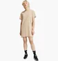 Платье женское Adidas Adicolor Trefoil Dress Beige IY2206