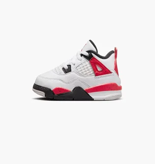 Кроссовки детские Air Jordan 4 Retro Red Cement White BQ7670-161
