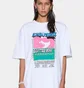 Футболка женская Ksubi Glitterbeat Boyfriend Ss Tee White WSP26TE011