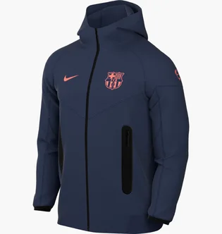 Толстовка мужская Nike Sportswear Fc Barcelona Tech Fleece Blue HQ1829-411