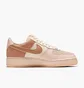 Кроссовки женские Nike Air Force 1 07 Prm Peach/Brown 896185-603
