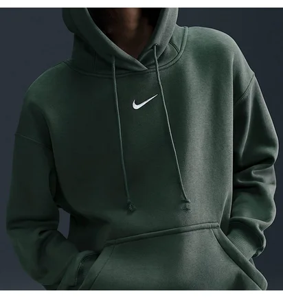 Худи женское Nike Sportswear Phoenix Fleece Green DQ5860-338