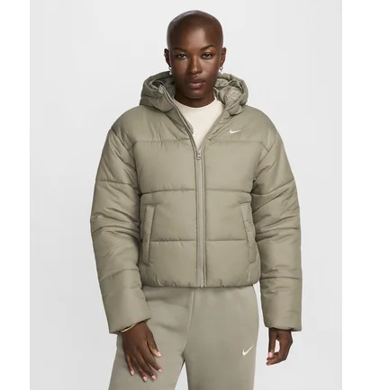 Пуховик жіночий Nike Therma-Fit Sportswear Classic Puffer Grey FZ5899-321