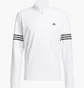 Кофта мужская Adidas Golf 3-Stripe White IQ2918