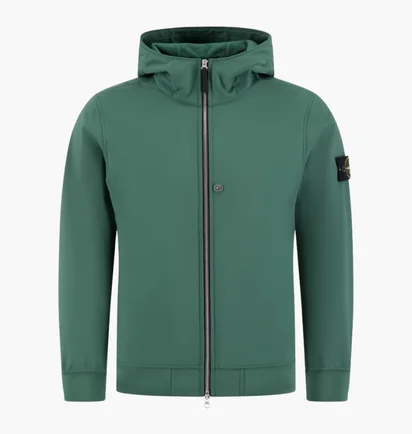 Толстовка мужская Stone Island Light Soft Shell-R Green K2S15Q100004-S0B22-V005E