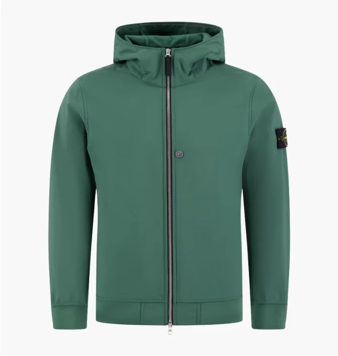 Толстовка мужская Stone Island Light Soft Shell-R Green K2S15Q100004-S0B22-V005E
