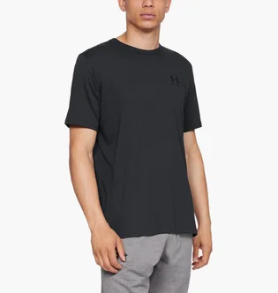 Футболка мужская Under Armour Sportstyle Lc Ss Black 1326799-001