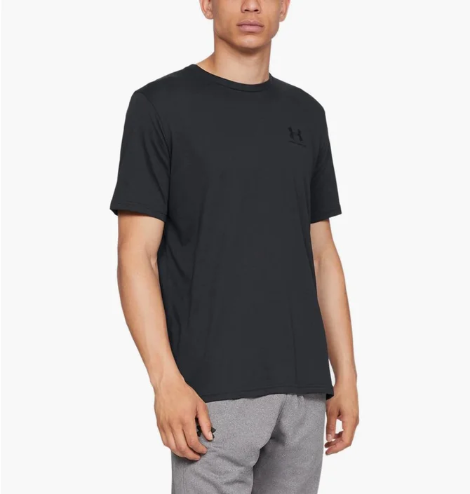 Футболка мужская Under Armour Sportstyle Lc Ss Black 1326799-001