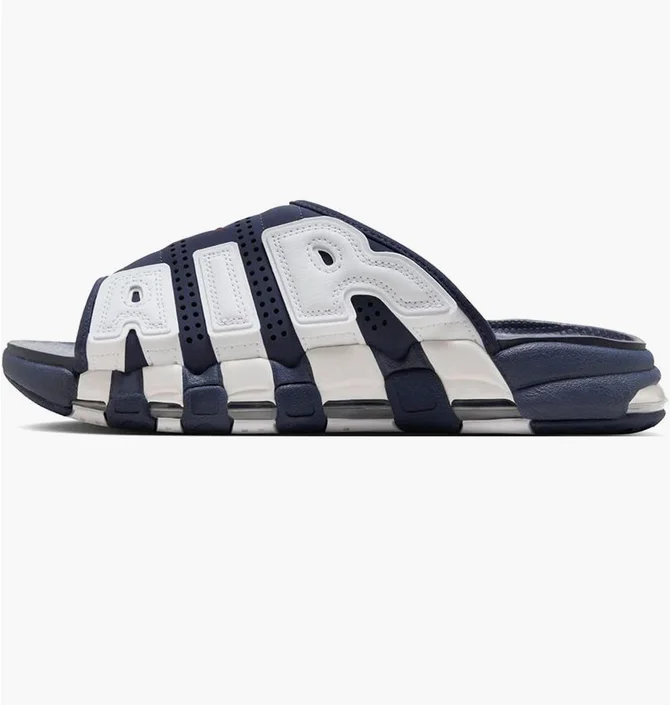 Тапочки мужские Nike Air More Uptempo Slide Blue/White FQ8699-400