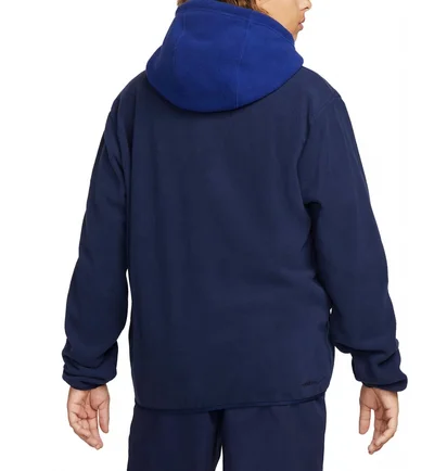 Худи мужское Nike Hooded Sweatshirt Polar Fleece Hoody Blue FD4338-410