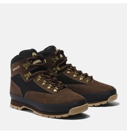 Черевики чоловічі Timberland Euro Hiker Leather Boot Brown/Black TB0A5ZJ5968