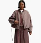 Бомбер женский Nike Sportswear Oversized Bordo IF0313-502