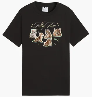 Футболка дитяча Puma Graphic Kitty Sticker Black 634525-01