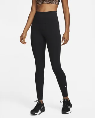 Леггинсы женские Nike W Nk One Df Hr Tght Black Dm7278-010