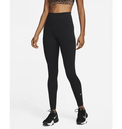 Леггинсы женские Nike W Nk One Df Hr Tght Black Dm7278-010