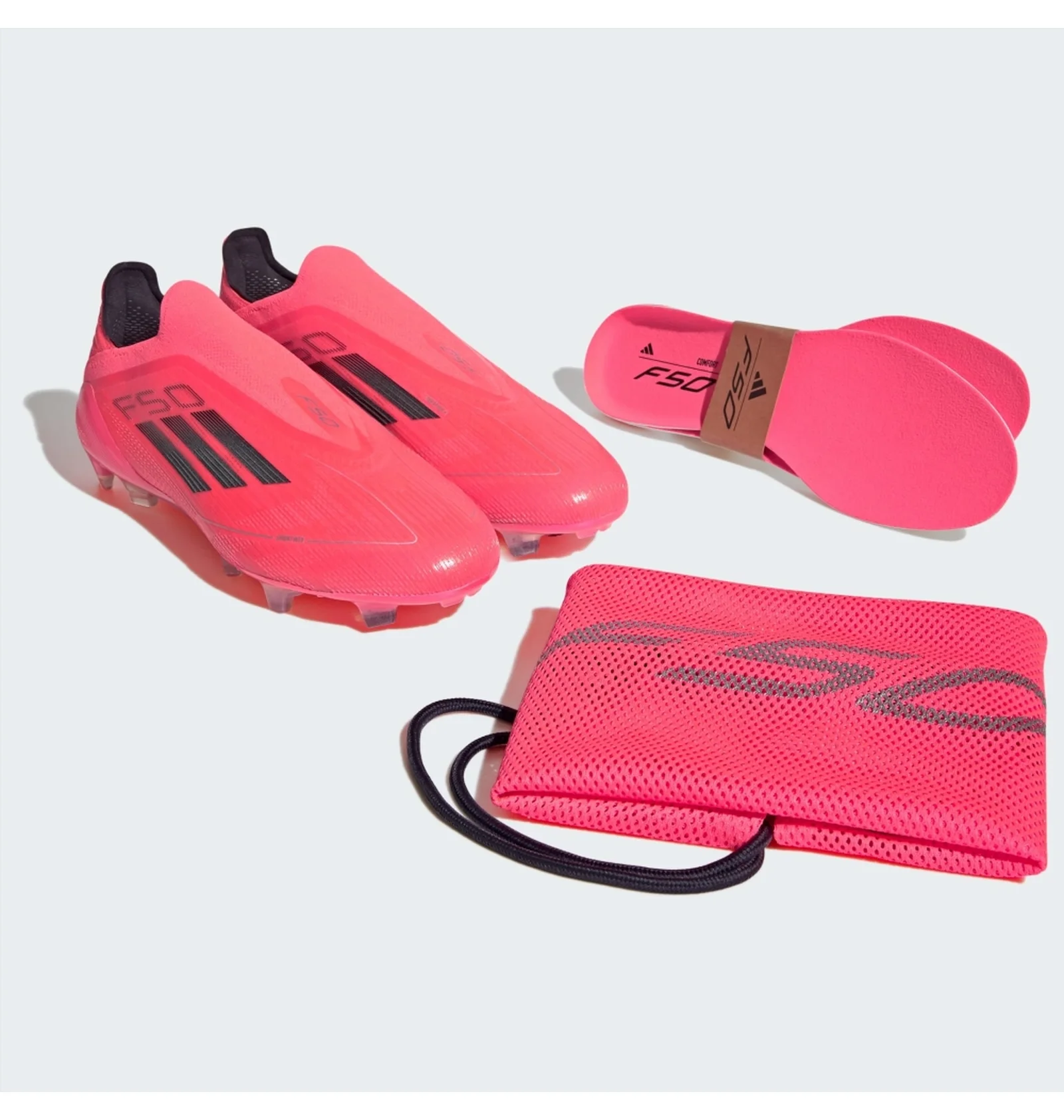ᐉ Бутси унісекс Adidas F50 Elite Laceless Firm Ground Cleats Pink