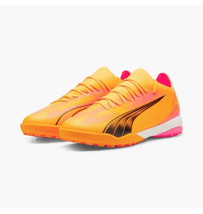 Сороконожки мужские Puma Ultra Match Turf Trainer Soccer Cleats Yellow 107757-03