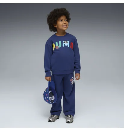 Світшот дитячий Puma Sporty Cats Relaxed Blue 634551-49