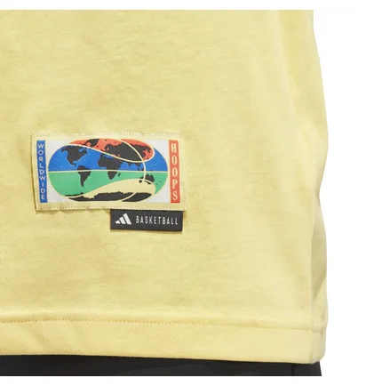 Футболка мужская Adidas Wwh Logo G T Yellow IY1155